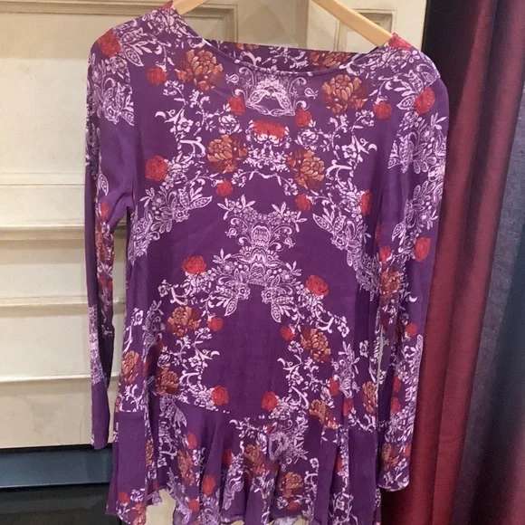 free people purple floral dress FP Movement Women's Spring Fling Mini Dress, Ultra Violet Combo, Purple, Floral, M at Amazon Women's Clothing store